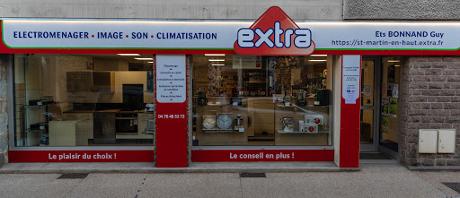 Magasin électroménager SAINT MARTIN EN HAUT Extra : retrouvez les horaires d'ouverture de votre magasin Extra