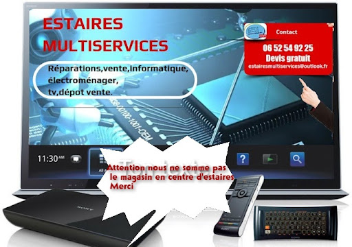 ESTAIRES MULTISERVICES vous propose un service de dépannage pour votre informatique